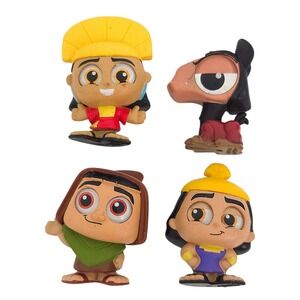 Emperor's New Groove Disney Doorables Series 10 Mini Figure Lot (Set of 4)- Rare